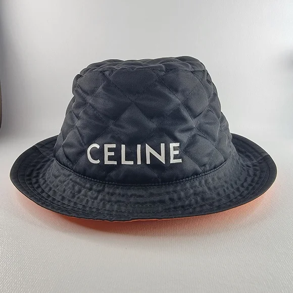 CELINE Quilted Puffy Bucket Hat
